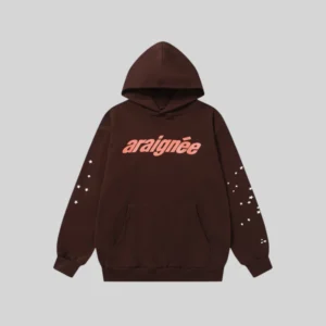Sp5der Araignee Hoodie 'Brown' front view