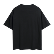 Back view of the Sp5der Web and Logo Inscription black t-shirt, showcasing the premium streetwear design.