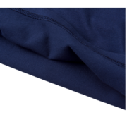 Close-up view of the premium navy blue cotton fabric used for the SP5DER 5 Baby Tee streetwear t-shirt product.