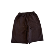 Back view of the limited edition Sp5der x Cactus Jack Rodeo shorts featuring a premium cotton design and elastic waist.
