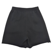 A pair of comfortable black sweatshorts by Sp5der featuring the iconic OG logo embroidered on the premium cotton fabric.
