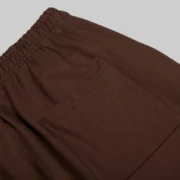 Sp5der Beluga sweatpant 'Brown' close up