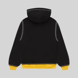 Sp5der T&F Zip Hoodie 'Black' back view