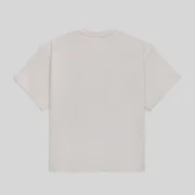 Back view of the Sp5der Beluga Tee in white, a premium cotton streetwear t-shirt with a clean and minimal design.