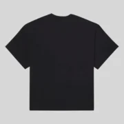 Back view of the Sp5der Beluga Tee in black, showing the premium cotton construction and standard streetwear fit.