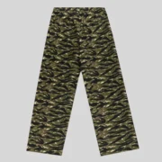 Back view of the Sp5der OG Web V2 sweatpants in a stylish tiger camo pattern made from heavyweight cotton fleece.